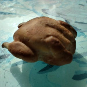 1/12 Scale Dollhouse Hand Crafted Roast Chicken