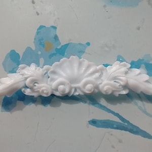 1/12 Scale Dollhouse Deco Shell Design Pediment Moulding