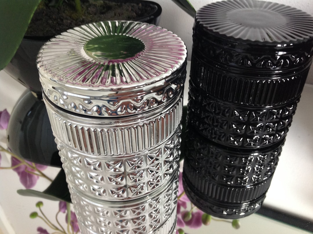 Large Luxury Diamond Glass Jar Gift for Her Birthday Gift Housewarming