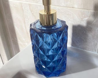 Resin Diamond Soap or Lotion pump dispenser: Decorative