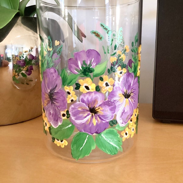 Hand painted vase