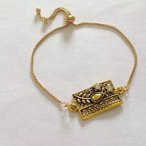 Rhinestone Adjustable slider bracelet friendship bracelet