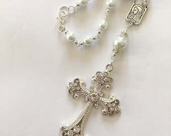 HanlinCC One Decade Catholic Rosary Rosary Car with Miraculous Medal Hang on Mirror Rearview Auto Rosary HanlinCC One Decade Catholic Rosary Rosary Car with Miraculous Medal Hang on Mirror Rearview Auto Rosary