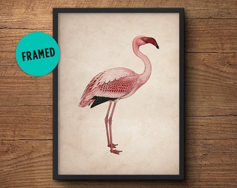 Flamingo print art, Framed art, Flamingo wall print, Flamingo poster, Pink flamingo, Flamingo wall art, Flamingo art, Flamingo wall decor