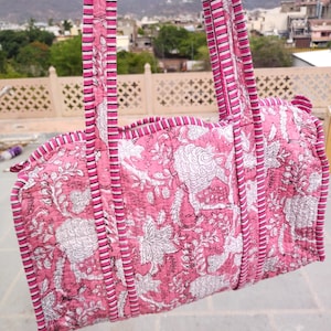 Handgemachte Patchwork Tragetasche, indische Herstellung gesteppte Tragetaschen, Eco freundliche Boho Shopper Taschen, Vintage Schultertasche, Damen Tragetasche