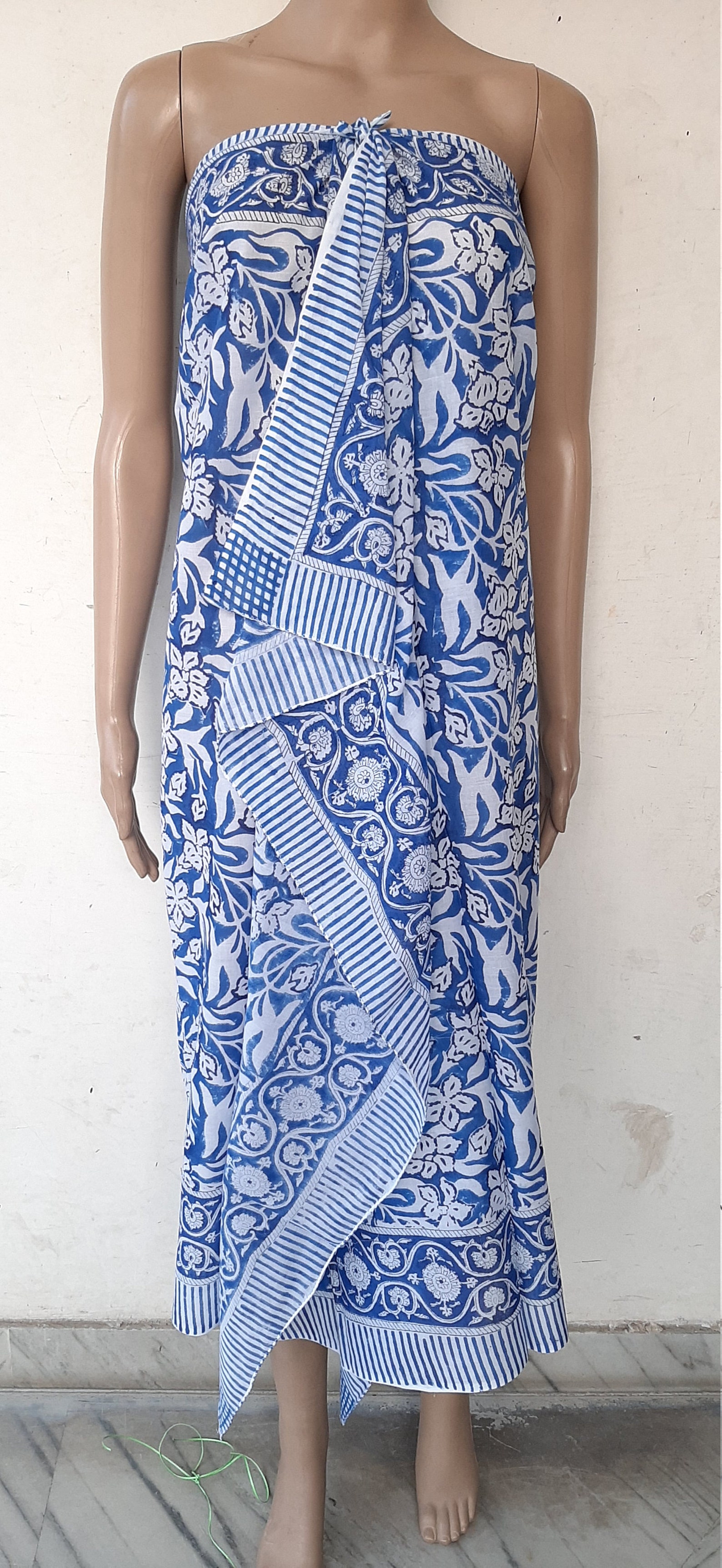 Indian Handmade Block Print Pario Cover up Women Beach Wear | Etsy