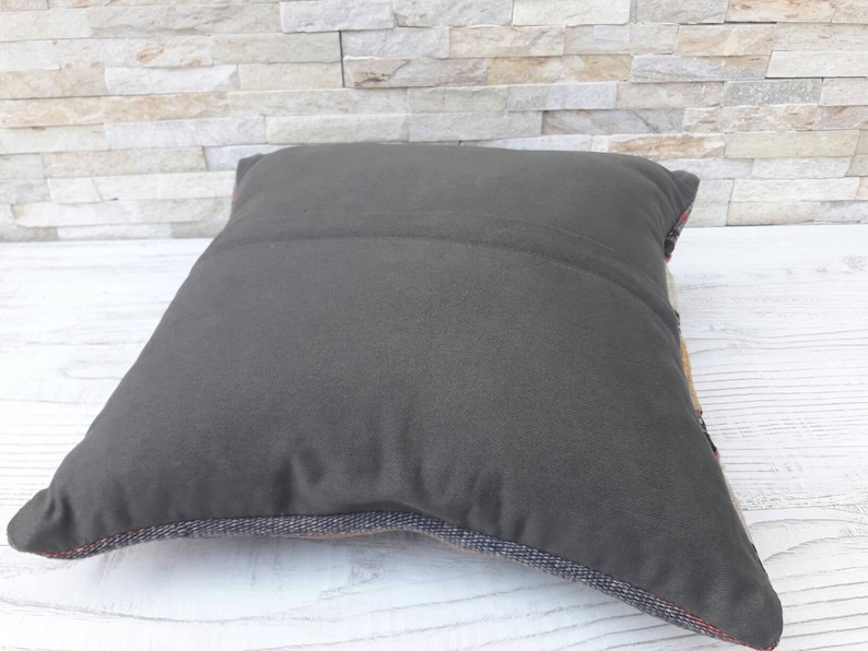 Kilim Pillow 16x16inch 40x40cm Vintage Kilim Pillow Kilim Cushion Bohemian Pillow Handwoven Pillow Cushion Cover