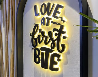 Bakgrundsbelyst företagsskylt, 3D-ljusskylt, Anpassad LED-skylt i metall, LED-skylt för café, Receptionslogotypskylt, Företagsskylt, Skylt för skönhetssalong