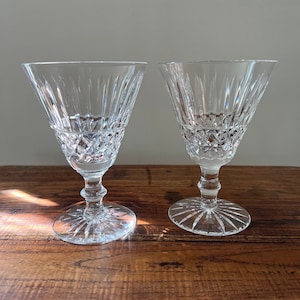 Pair (set of 2) Waterford crystal wine glasses