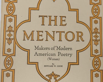 The Mentor, antike Zeitschrift 15.Juni 1920, Sonderausgabe, The Macher der amerikanischen Poesie, Great Fortunes usw.