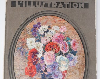 Vintage L'Illustration magazine, Special Edition: Christmas Noel, July 5th 1930 issue