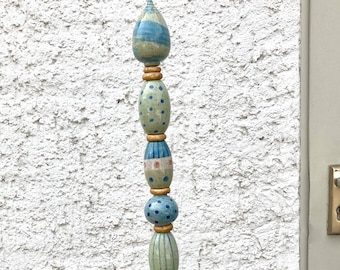 Ceramic stele - N 96 - hand-thrown, frost-resistant
