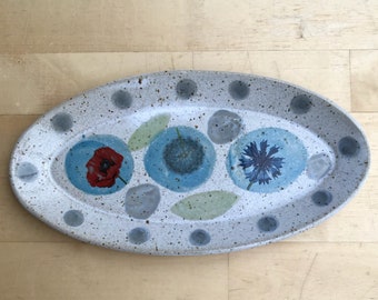 Serving plate-small tray, pottery, handmade