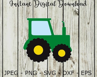 Tractor stencil | Etsy