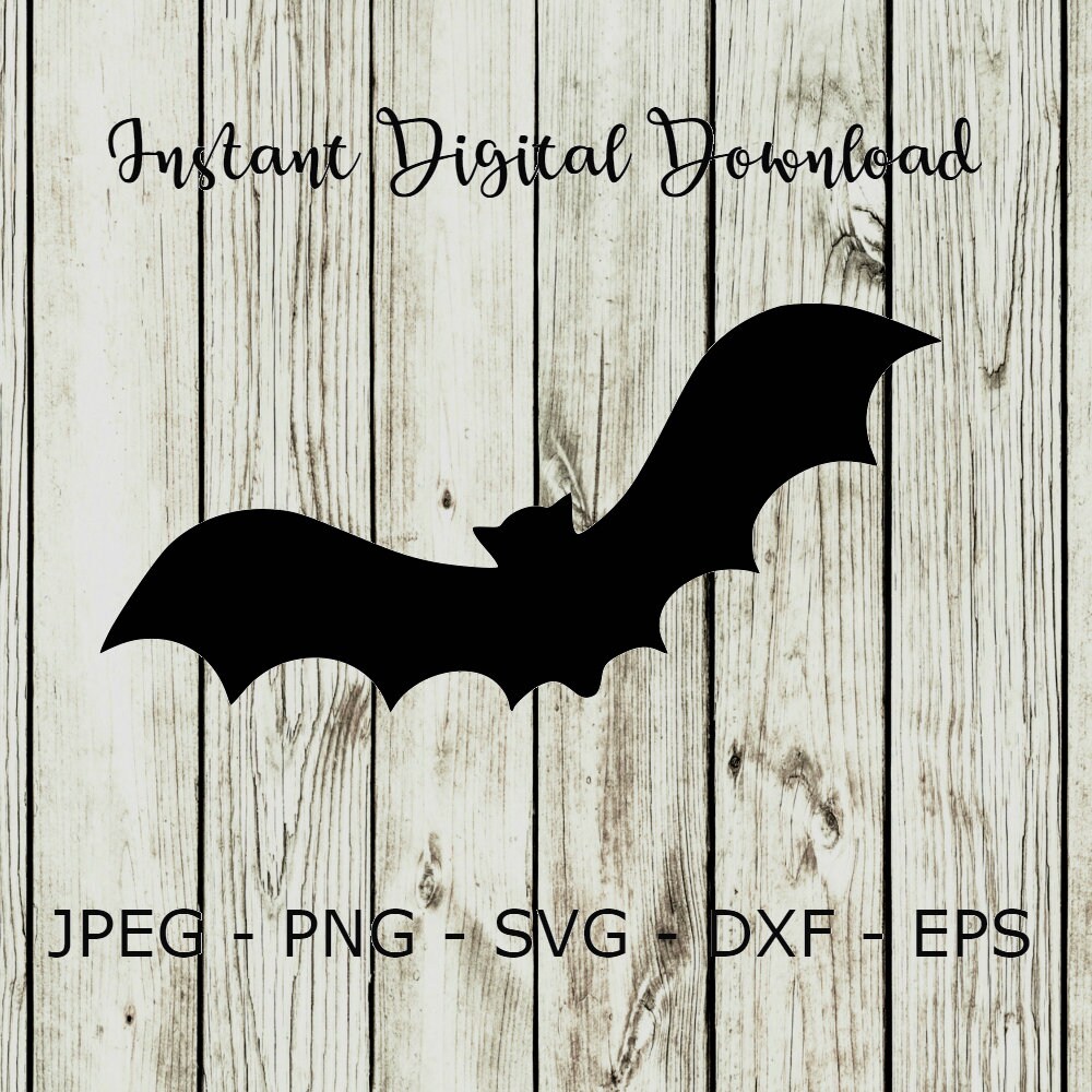 Buy 3 Get 1 Free Bat Silhouette Animal Clipart Digital Cut Etsy