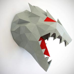 Dragon Papercraft, GOT papercraft, Paper Dragon, Dragon Trophy