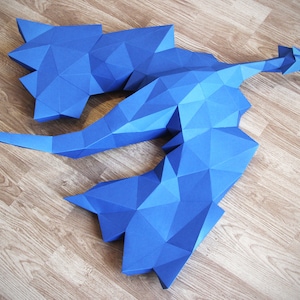 Dragon Papercraft, GOT papercraft, Gifts for Kids, Gifts for Children, Mythical Creature, Dragon, Low Poly