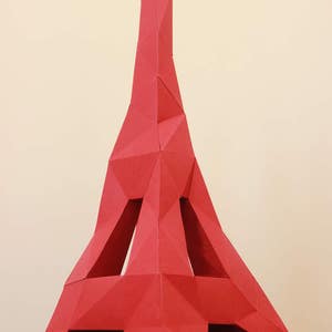 Tower Papercraft, 3D puzzle, Low poly, Papercraft kit image 3