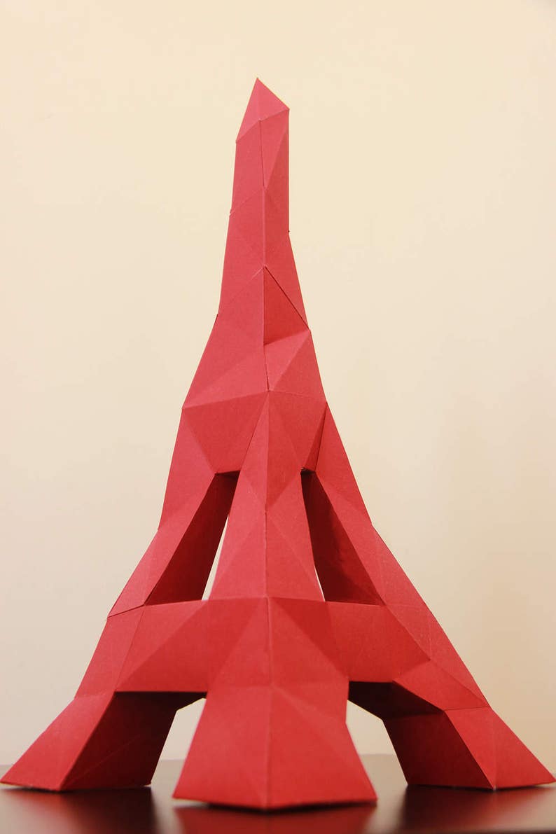 Tower Papercraft, 3D puzzle, Low poly, Papercraft kit image 3