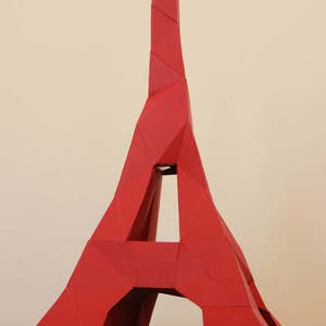 Tower Papercraft, 3D puzzle, Low poly, Papercraft kit image 2