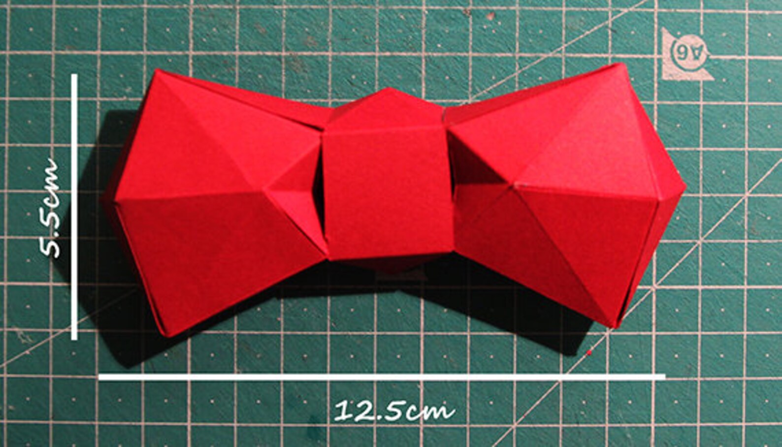 tissue paper bow tie