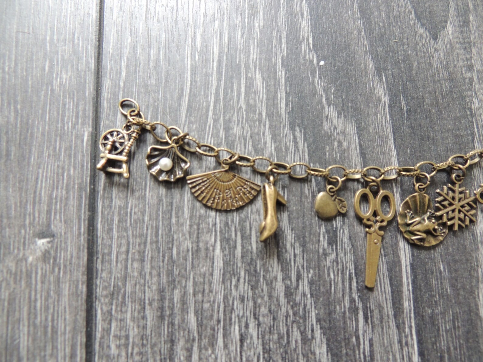 Princess Charm Bracelet Etsy