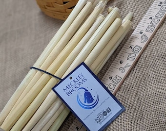 Broomcorn Stalks for weaving or plaiting on broom handles, DIY Broom Projects 6" or longer, Buy the quantities you need, Natural Broom corn