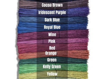 Broomcorn 16&quot; 1/2 lb bundles, Rainbow of colors to choose from, Broom straw, Broom grass hurl, Broom Corn, Kitchen Witch Crafts and florals