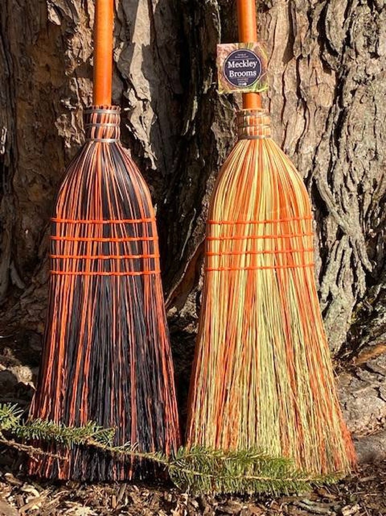 Meckleys Brilliant Brooms Pick your color Handmade corn brooms Etsy