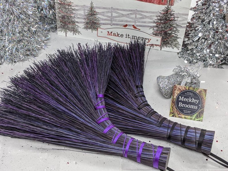 Whisk Hand Broom Handmade Housewarming Gift Under 30 GRAY Etsy