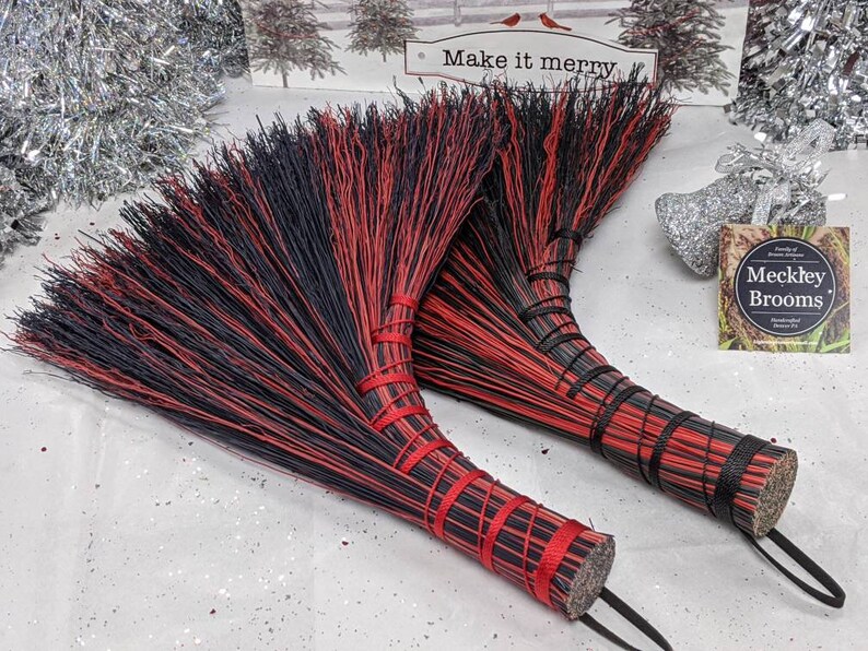 Whisk Hand Broom Handmade Housewarming Gift Under 30 GRAY Etsy