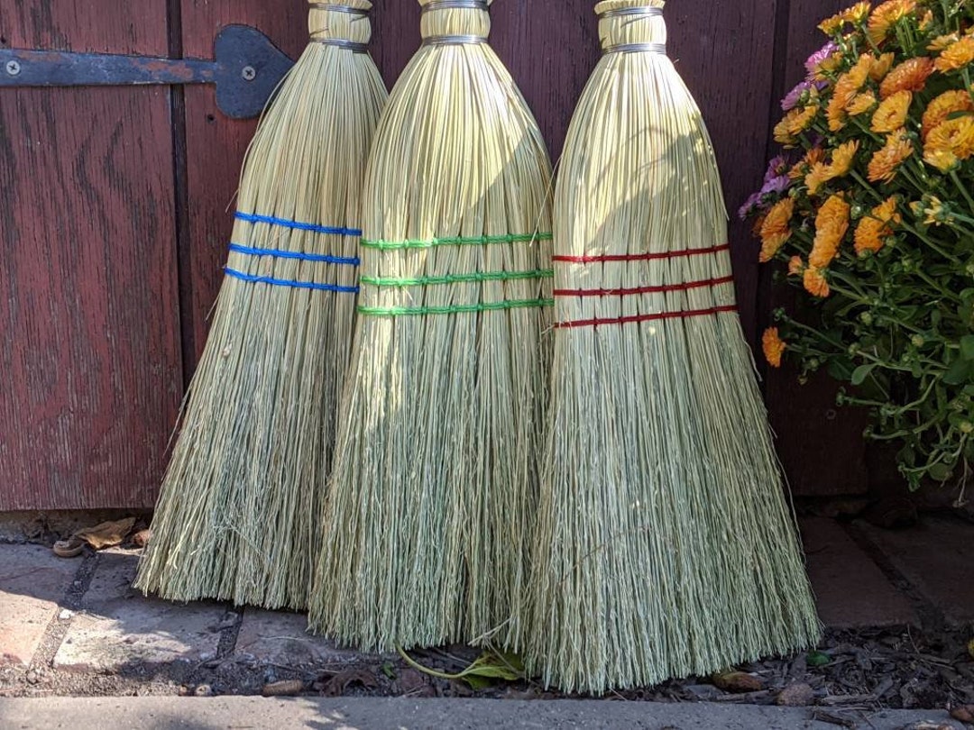 Camper Broom, RV Broom, Short and Light Weight Corn Broom, Kitchen