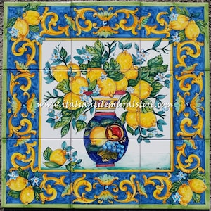 Tile Murals - Tile backsplash for kitchen - wall murals - handmade tile - backsplash ideas  mosaic tile mural - accent decor art custom tile