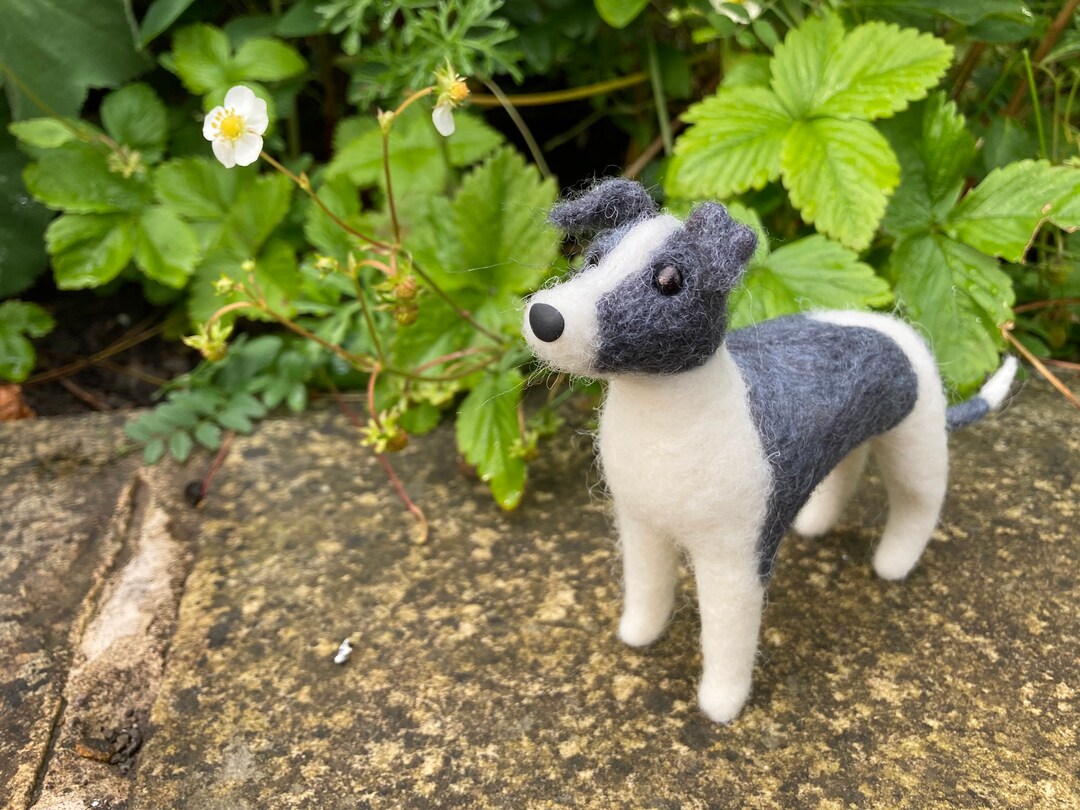 Needle Felt Whippet Etsy