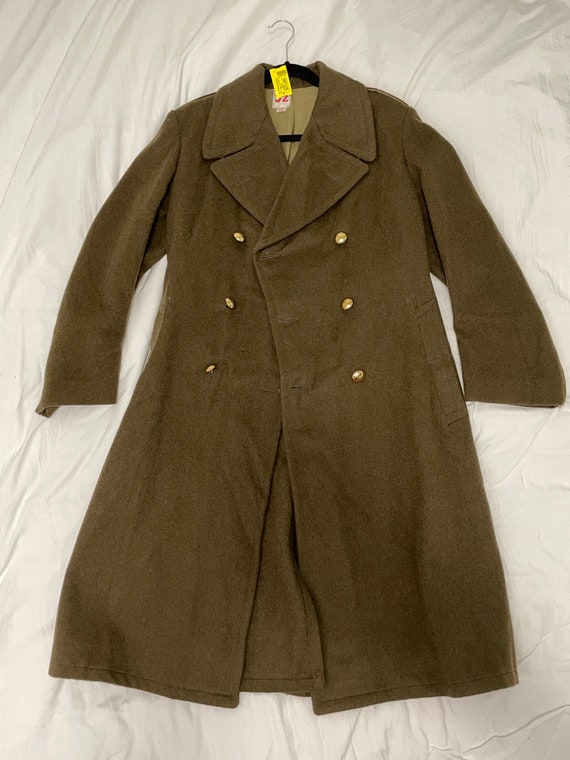 Vintage Military French Trench Coat - Etsy Vintage Military French Trench Coat - Etsy