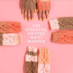 Knitting pattern for mittens ~ Knitting Pattern ~ PDF ~ Easy Knit Pattern ~ For Beginners ~  Hand Knitting