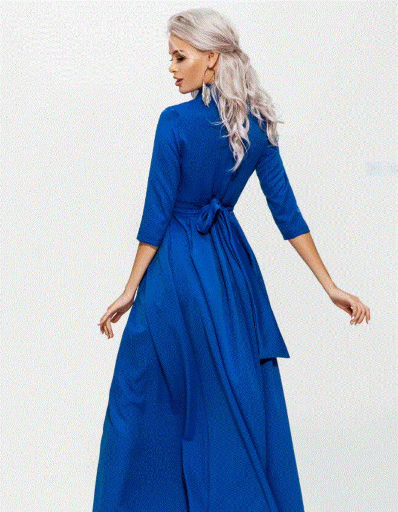 shawl collar cocktail dress