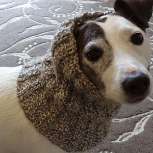 Dog Snood Knitting Pattern ~ PDF ~ Beginner-Friendly ~ Easy Knit ~ Handcrafted Cozy Snood for Dogs ~ Warm & Stylish Pet Accessory