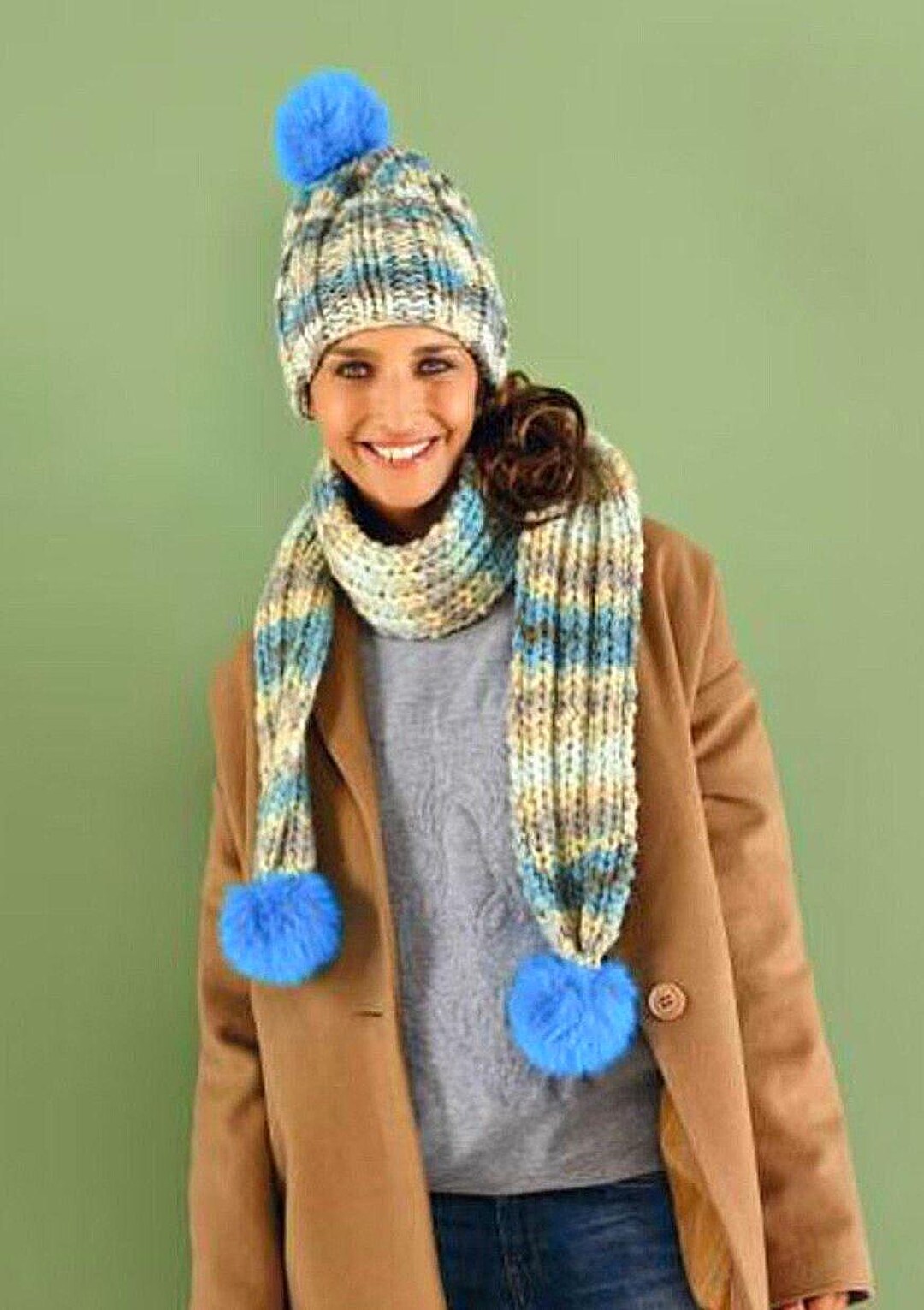 Knitting Pattern for Winter Hat ~ Knitting Pattern ~ PDF ~ Easy Knit ...