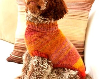 Hundepullover Strickmuster ~ PDF ~ Easy Knit ~ Gemütlich & Stilvoll ~ Handgefertigter Haustier Pullover