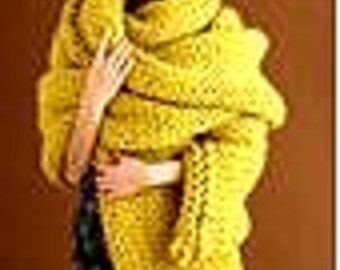 Winter Scarf Knitting Patern, Knitting for winter, Easy PDF Pattern, Pattern for scarf, hand made present