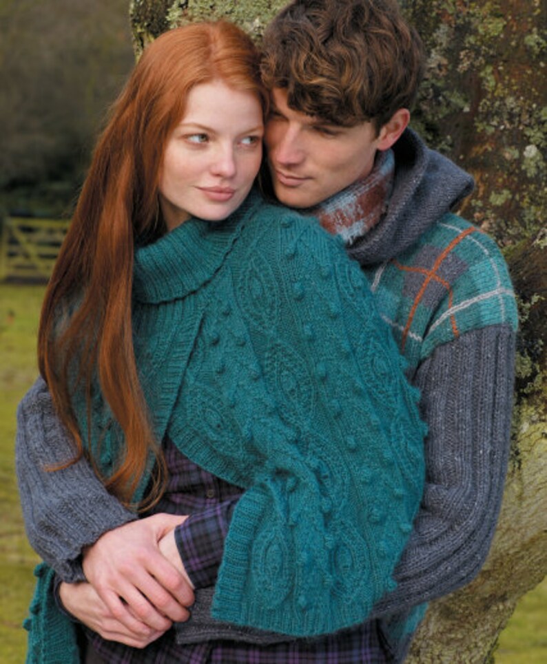 Knitting Pattern PDF Easy Knit Pattern for Beginners Poncho Etsy