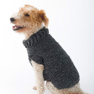 Chrochet Pattern for your dog ~ PDF ~ Easy Chrochet  Pattern ~Skills Easy ~ Hand Chrochet Super Jumper- Sweater for dog - Ease Thick &Quick