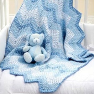 Baby Blanket ~ Knitting Pattern ~ PDF ~ Easy Chrochet Pattern ~ For Beginners ~  Baby Shower ~ Hand Knitt