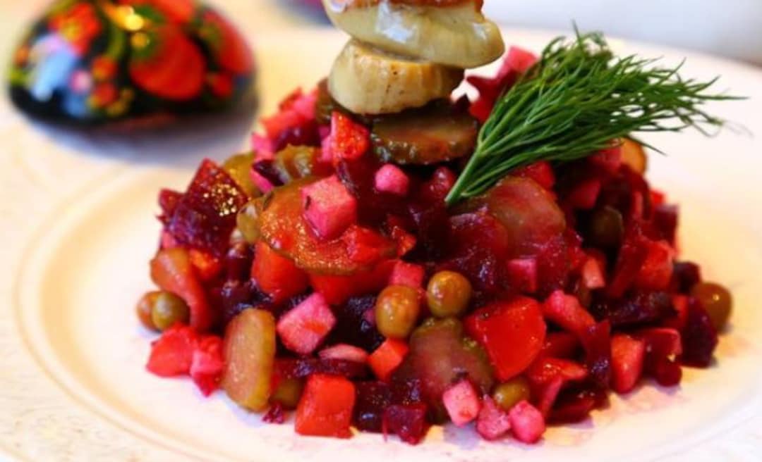 Vinaigrette Ukrainian Traditional Food Cooking Together Recipe