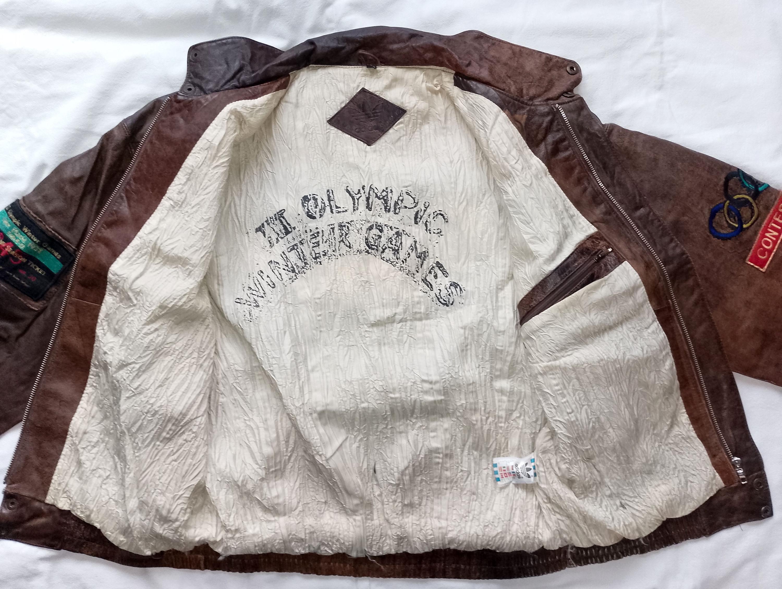ADIDAS III Olympic Winter Games Lake Placid 1932 Vintage 90s