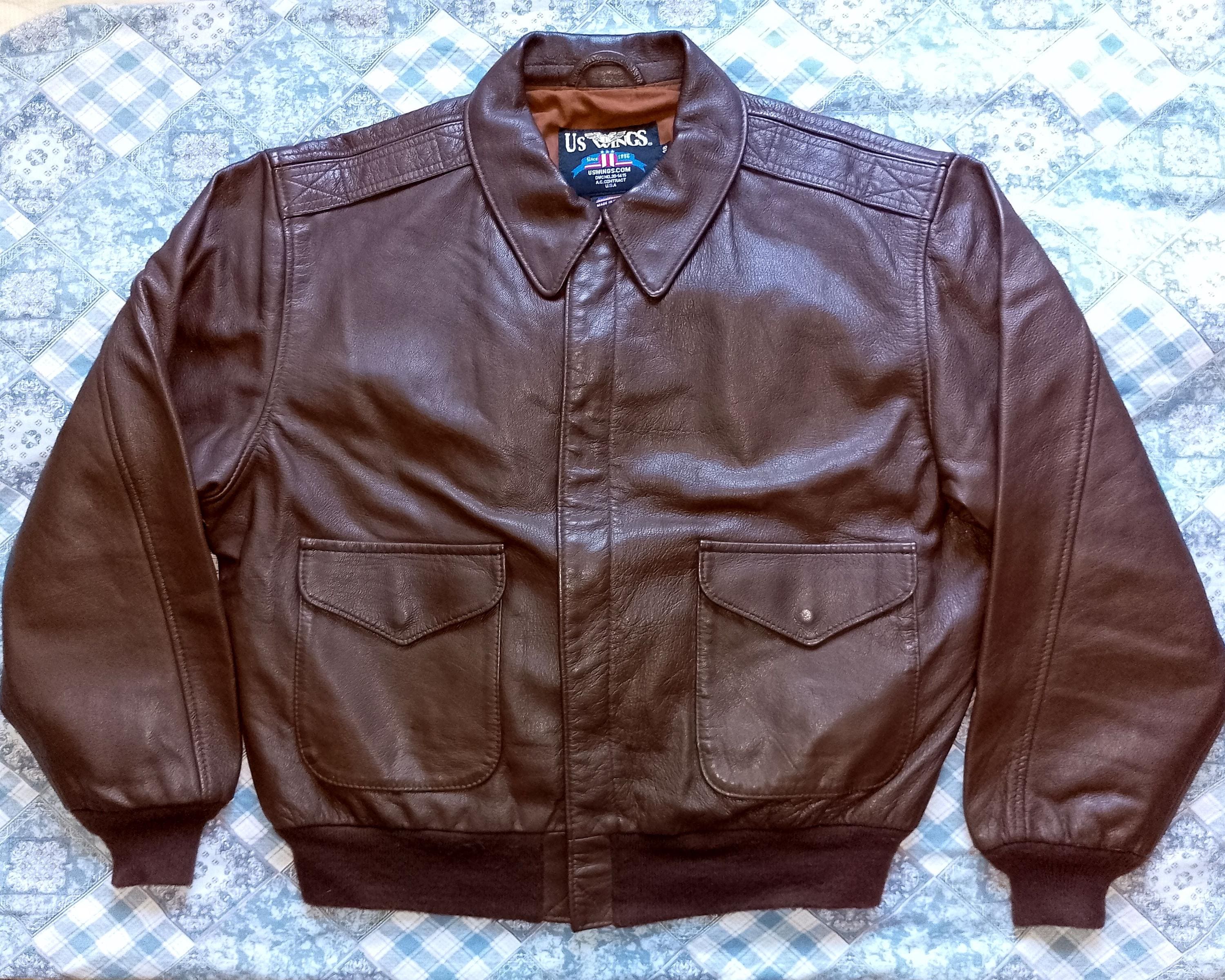 Type A2 Leather Jacket - Etsy