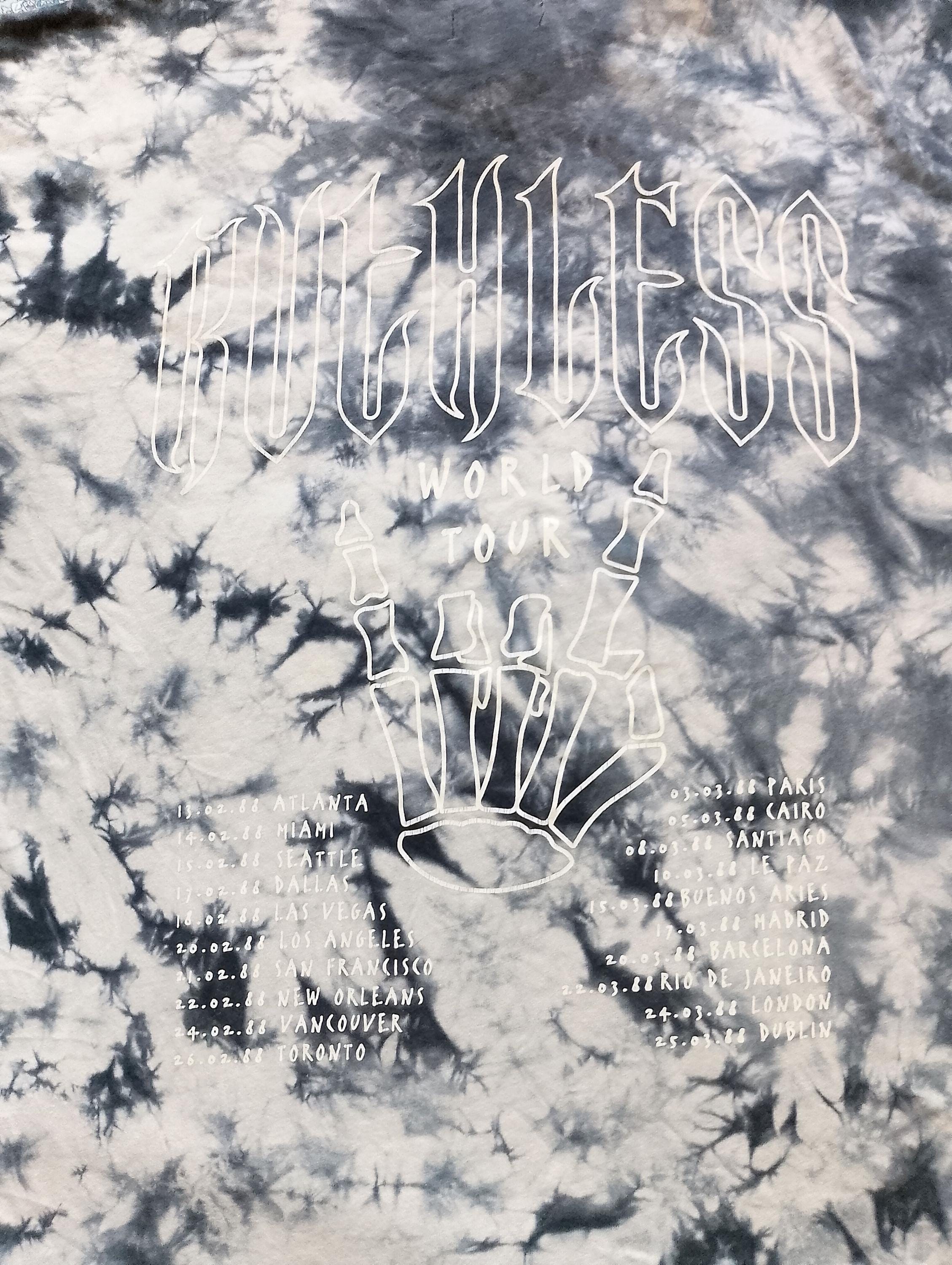1988 Rap Ruthless World Tour / NWA, Rare Vintage Tie Dye T-shirt