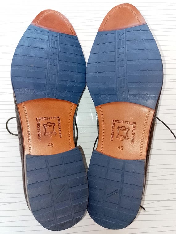 DANIEL HECHTER Paris Exclusive Alligator Print Cognac Lace up