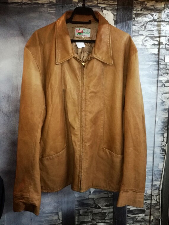 levi's vintage clothing leather jacket